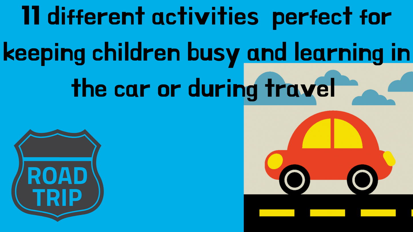 Printable Car Activities for Kids, Road Trip Activities for Kids