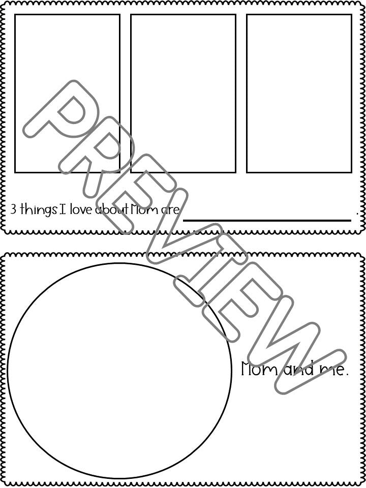 Mother's Day Book Craft for Kids