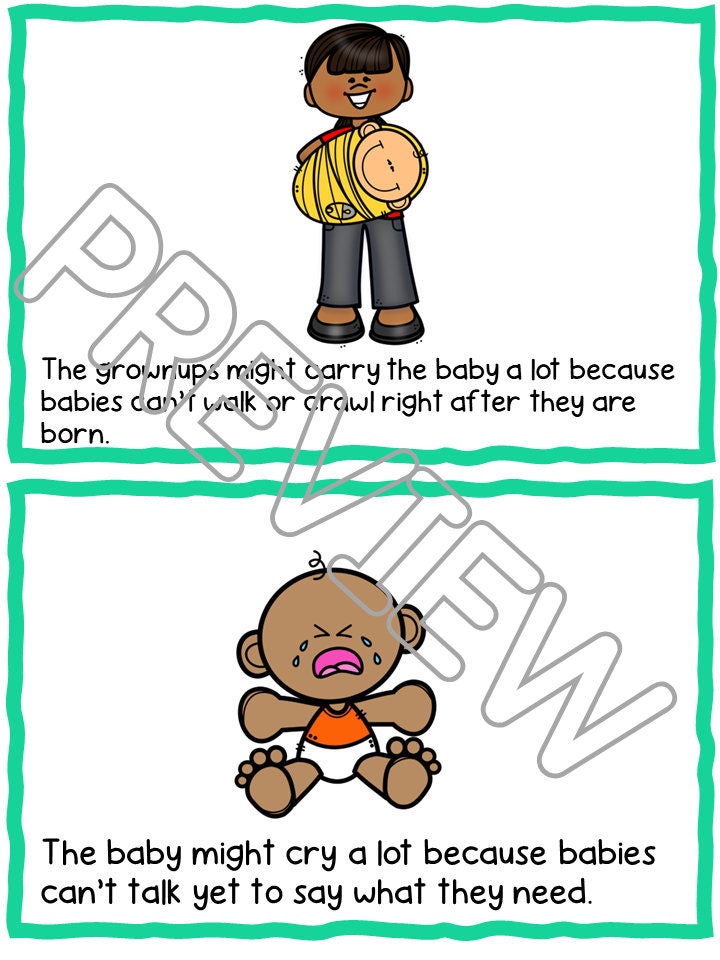 New Baby is Coming Social Skills Story for Big Brother Story or Big Sister Story