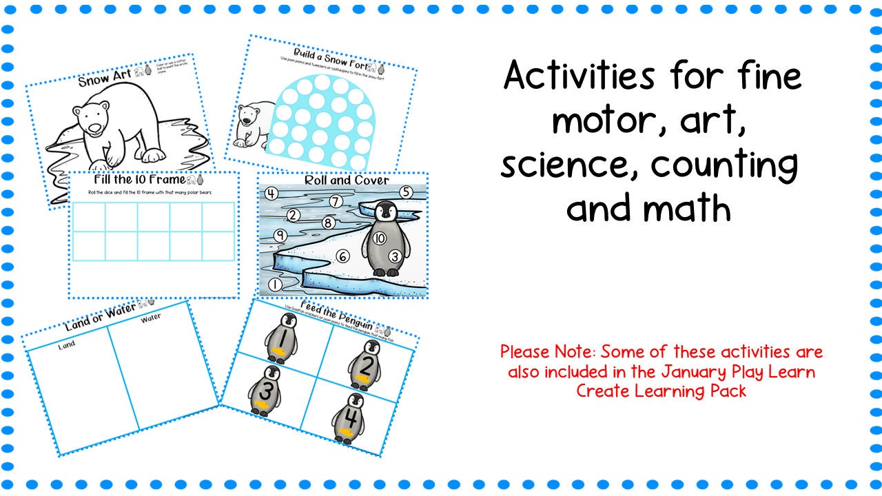 Arctic Preschool Lesson, Polar Animal Preschool Lesson