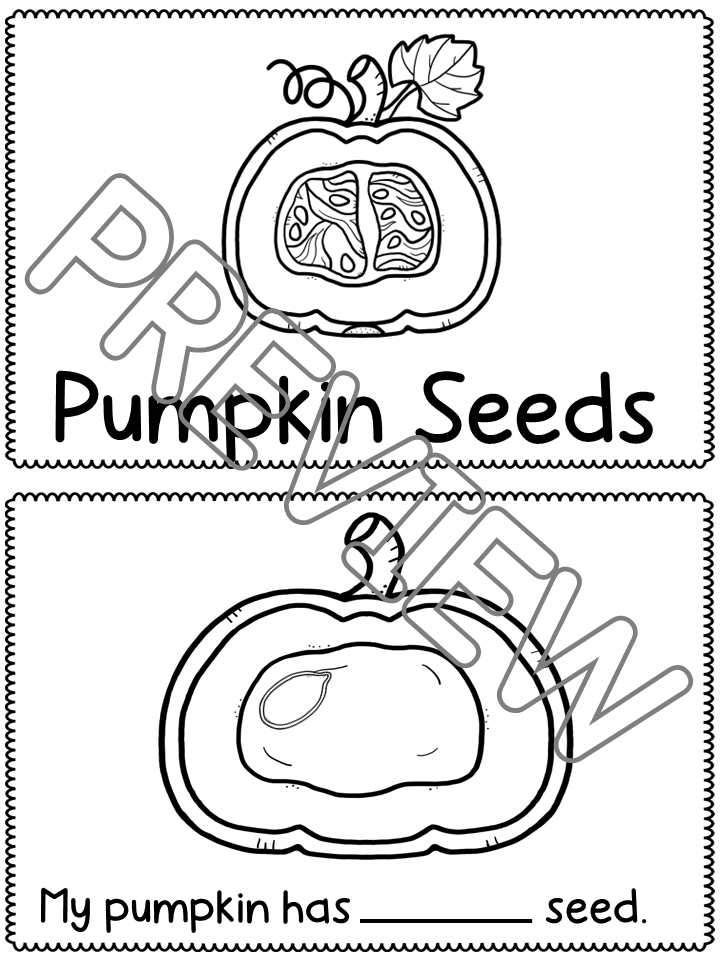 Pumpkin Life Cycle Lesson and Activities for Preschool, PreK and Kindergarten