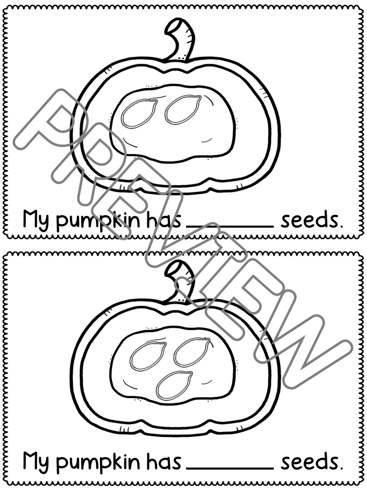 Pumpkin Life Cycle Lesson and Activities for Preschool, PreK and Kindergarten