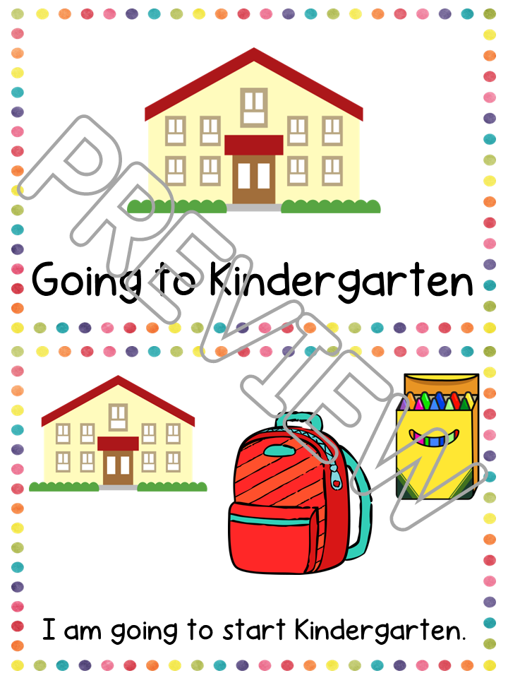 Going to Kindergarten Social Skills Story