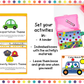 March Preschool Monthly Homeschool Binder with Community Helper Theme and Transportation Theme