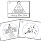 New Year 2025 Printable Craft for Kids