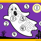 Halloween Roll and Cover Math Game for Preschool PreK and Kindergarten