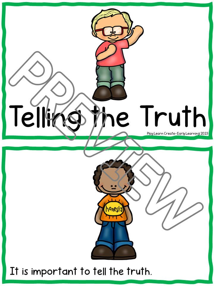 Telling the Truth Social Skills Story,