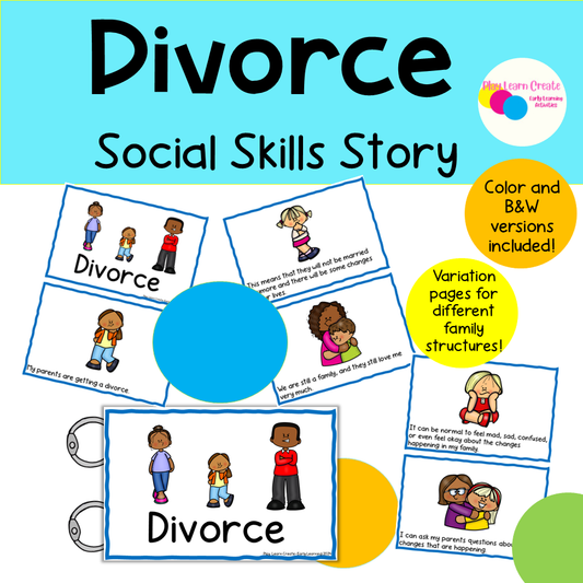 Divorce Social Skills Story