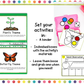 May Preschool Homeschool Monthly Binder with Butterfly Theme and Plant Theme Activities