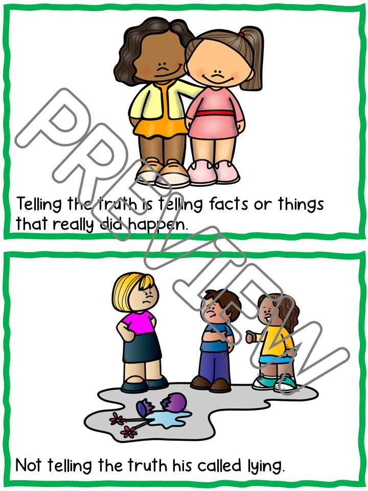 Telling the Truth Social Skills Story,