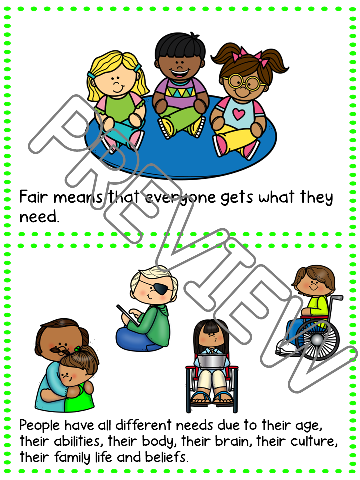 Fairness Social Skills Story and Fairness Lesson