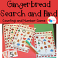 Gingerbread Learning Bundle for Preschool PreK and Kindergarten, Gingerbread Math, Gingerbread Letters, Winter Activities