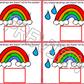 Spring Theme Preschool Rainbow Activities for Preschool, PreK, Kindergarten