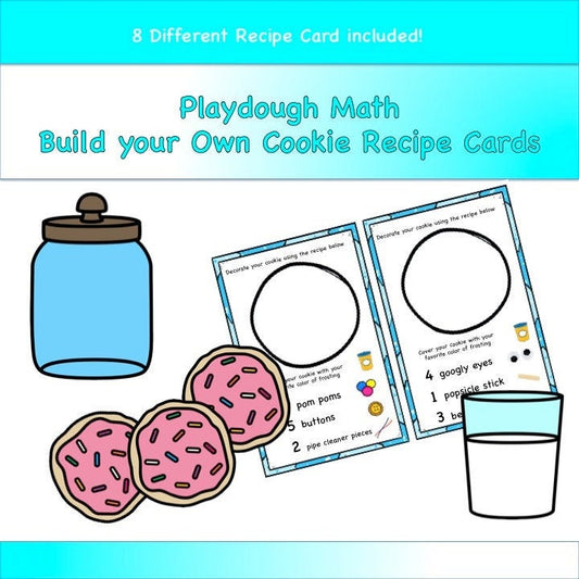 Cookie Playdough Mat for Preschool, PreK and Kindergarten