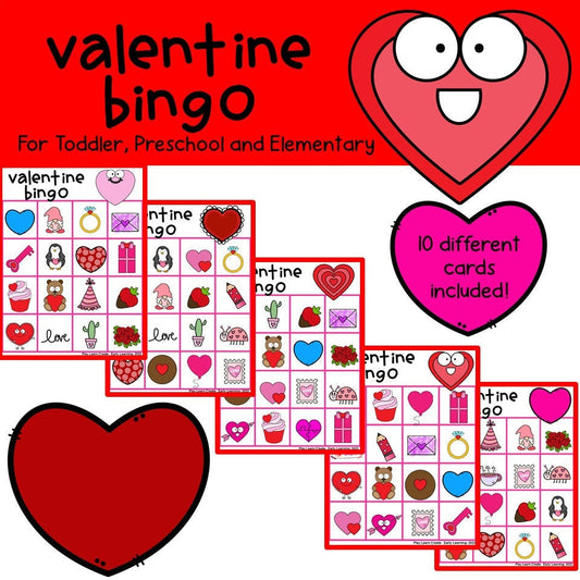 Valentine's Day Theme Bingo for kids