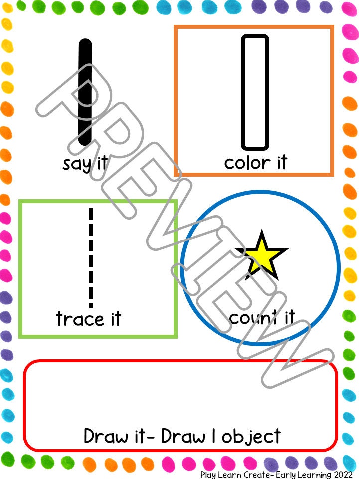 Number Activity Book, Math for Preschool, PreK and Kindergarten