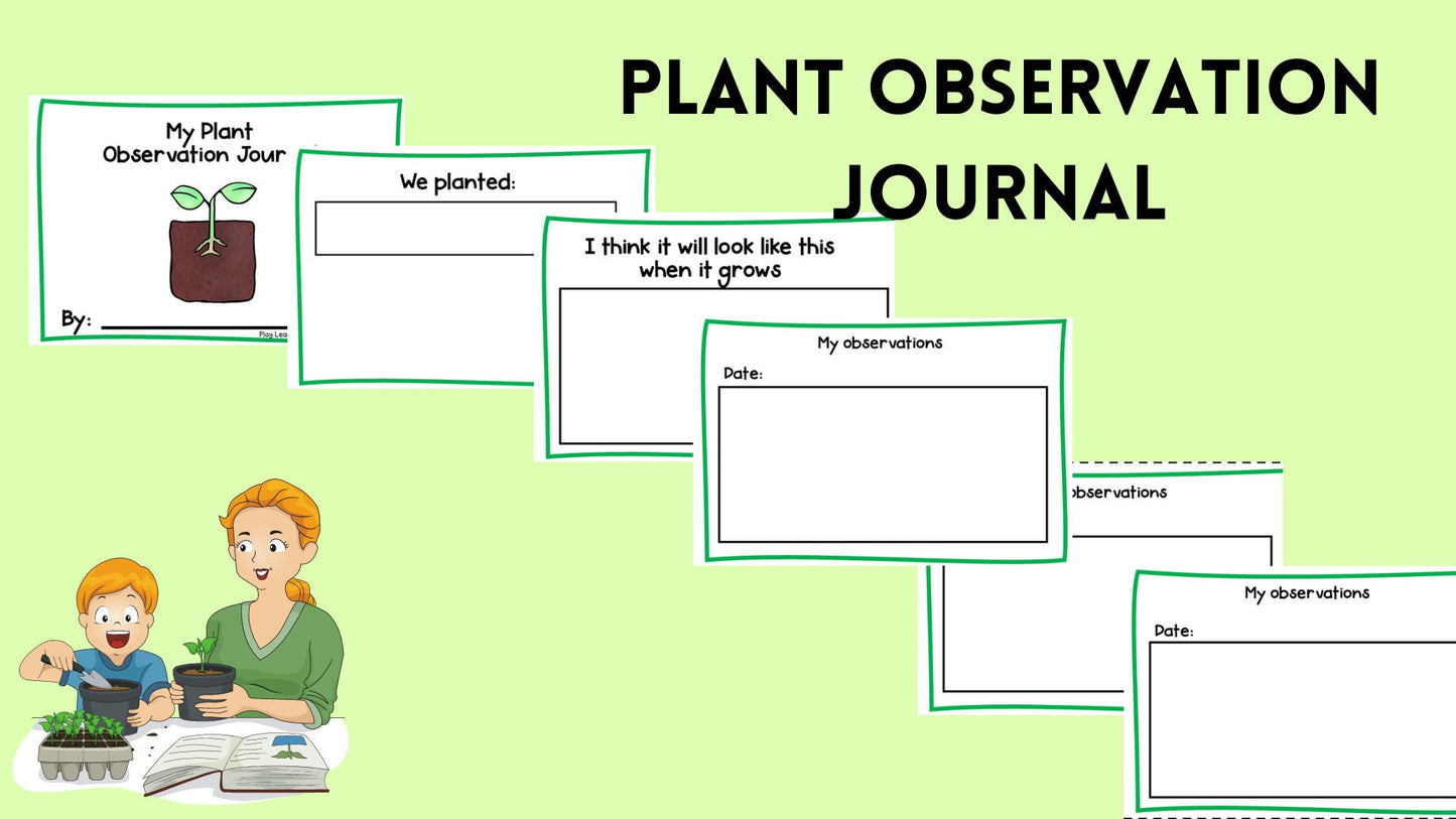 Plant Cycle Lesson and Activities for Preschool, PreK and Kindergarten