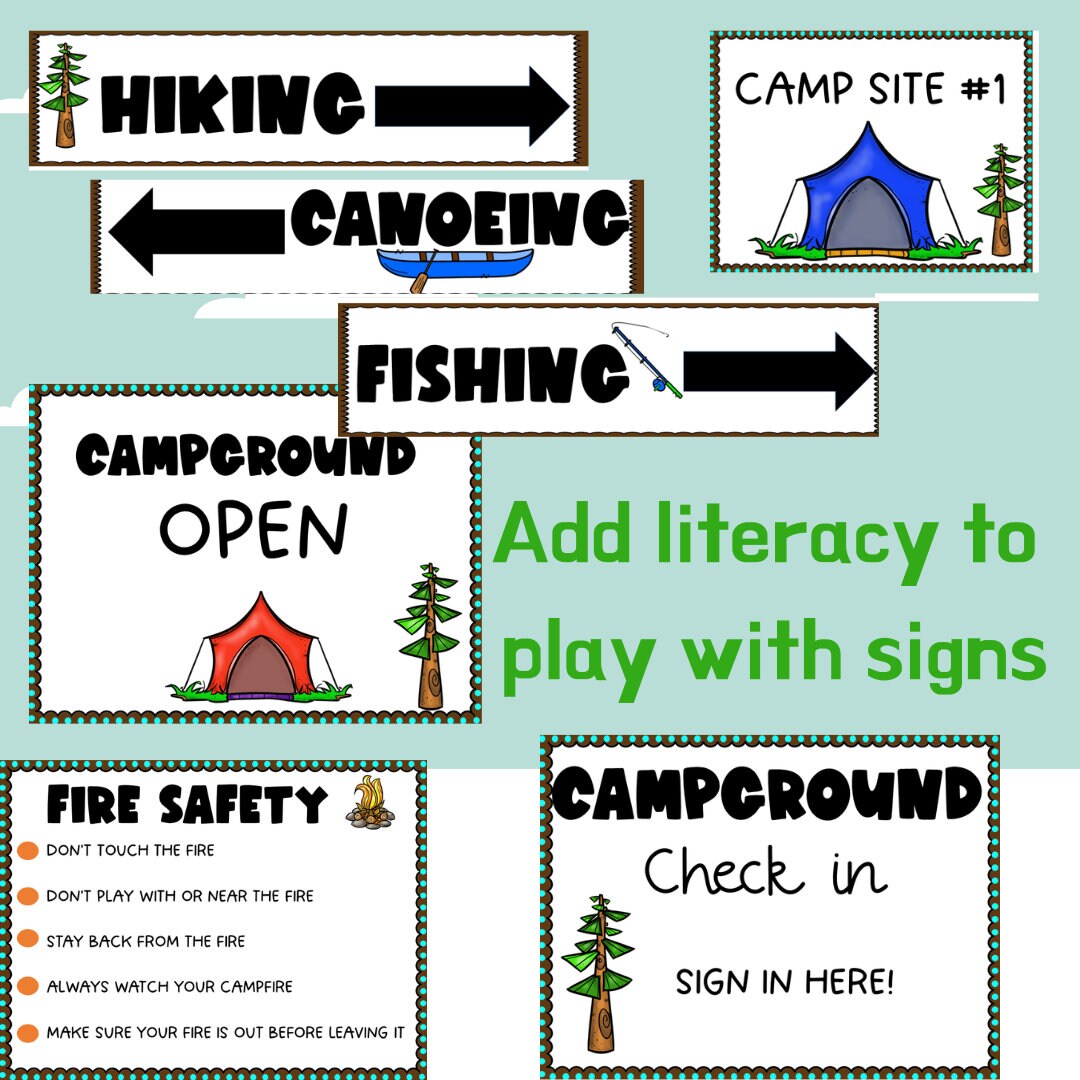 Camping Dramatic Play, Pretend Play for Preschool, PreK and Kindergart – Play Learn Create - Early Learning camping-dramatic-play-pretend-play-for-preschool-prek-and-kindergart-play-learn-create-early-learning