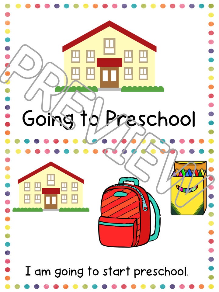 Starting Preschool Social Skills Story