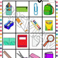 Back to School Bingo Game, School Themed Learning, Printable Bingo Game, Centers for Preschool and Kindergarten