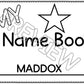 Personalized Printable Name Activity Workbook for Preschool, PreK and Kindergarten