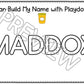 Personalized Printable Name Activity Workbook for Preschool, PreK and Kindergarten