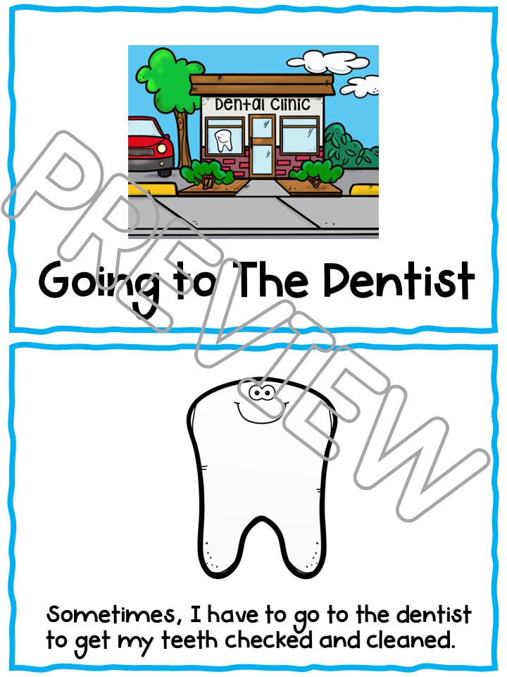 Going to the Dentist Printable Social Skills Story