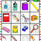 Back to School Bingo Game, School Themed Learning, Printable Bingo Game, Centers for Preschool and Kindergarten