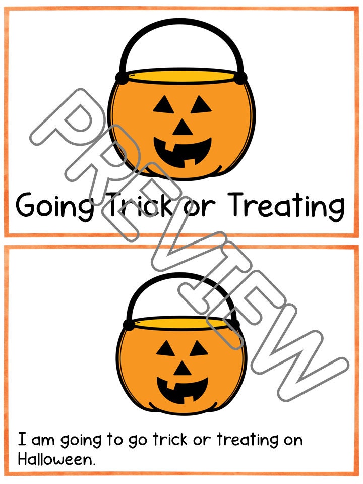 Trick or Treating Halloween Social Skills Story