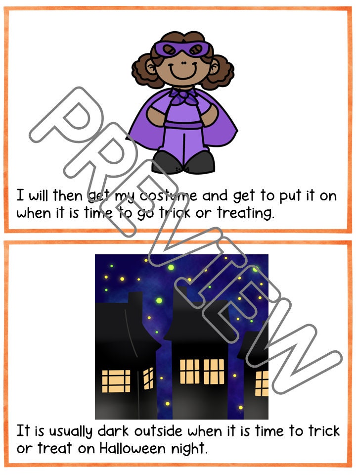 Trick or Treating Halloween Social Skills Story