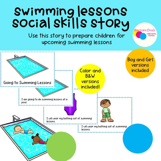 Swimming Lesson Social Skills Story