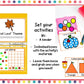 October Preschool Homeschool Learning Binder Pumpkin and Fall Theme Activities