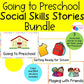 Starting Preschool Social Skills Story Bundle with Morning Routine Checklist