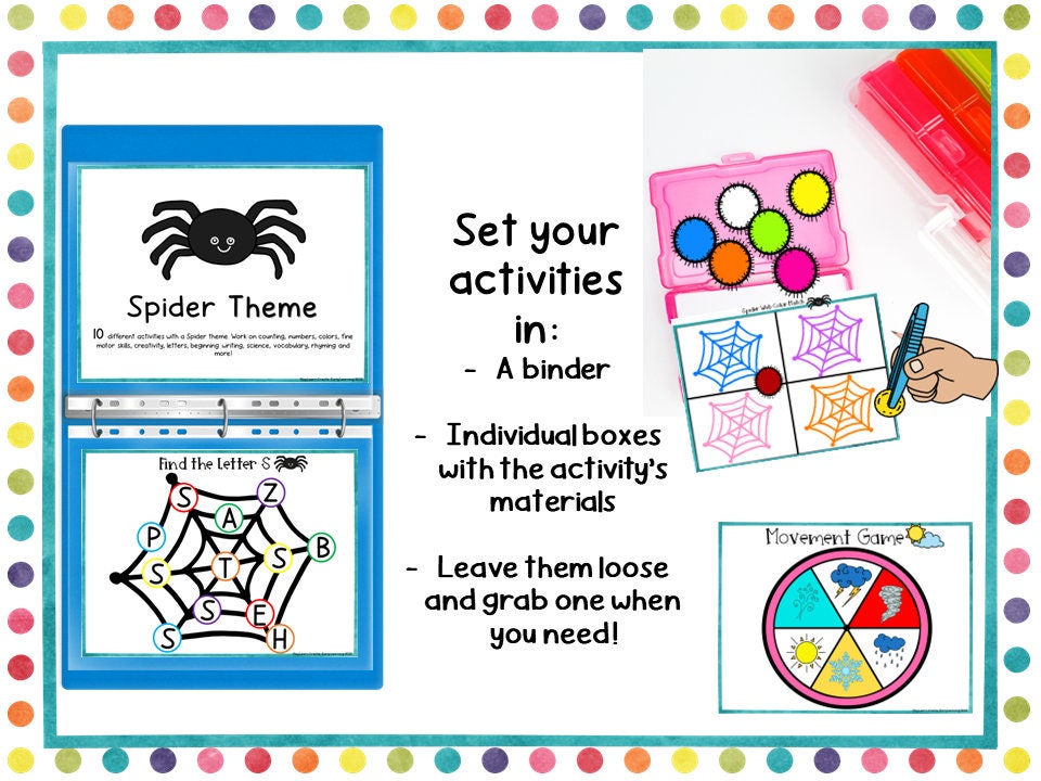 November Preschool Learning Binder for Homeschool Preschool