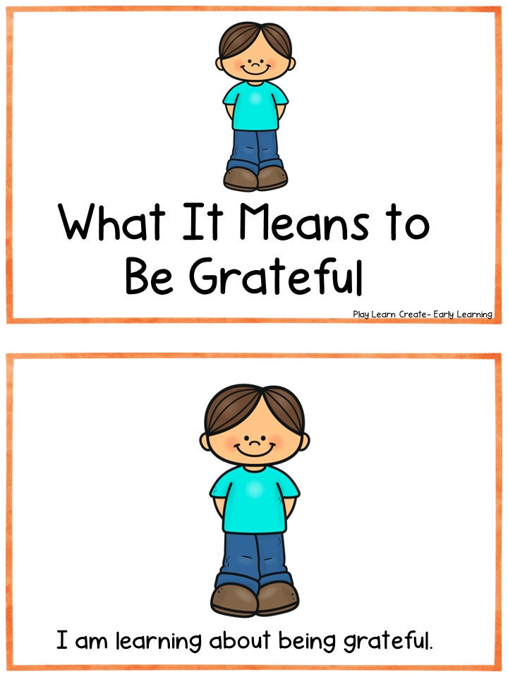 Grateful and Thankful Social Skills Story