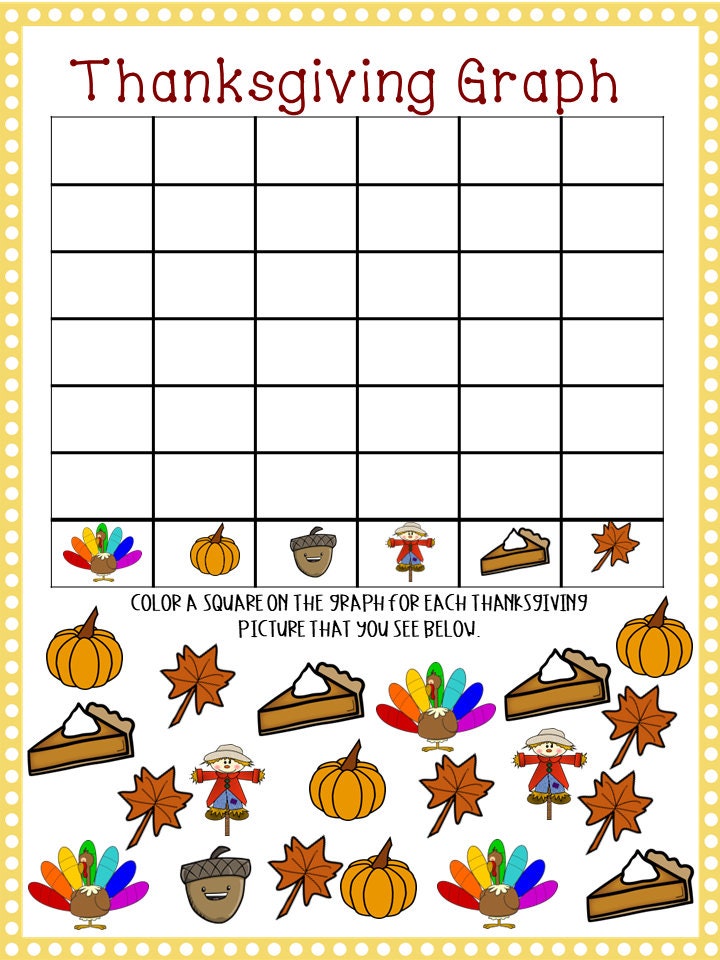 Thanksgiving Learning Activity Book for Preschool and PreK