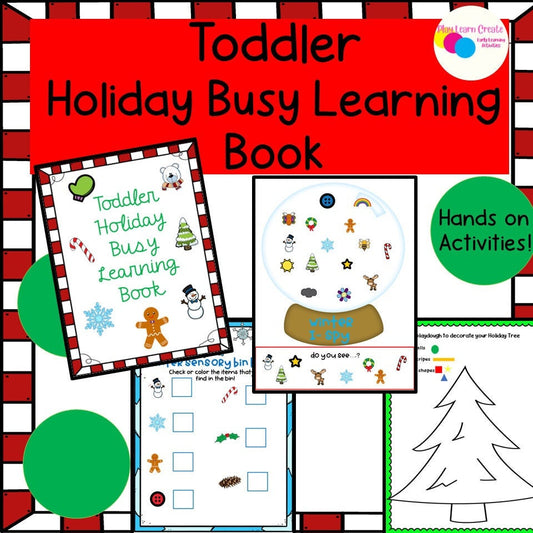 Toddler Christmas Busy Book