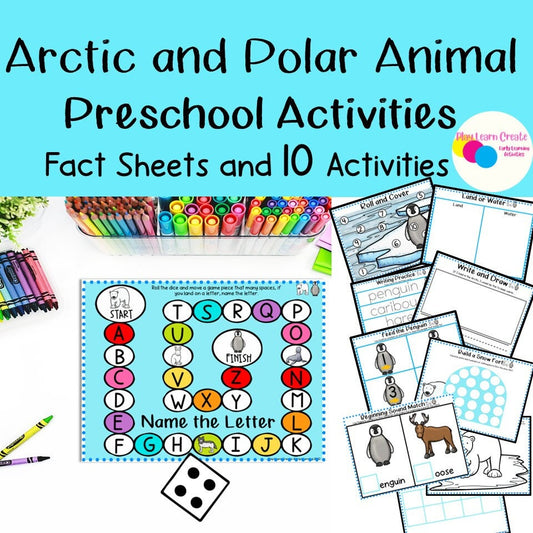 Arctic Preschool Lesson, Polar Animal Preschool Lesson