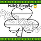 St. Patrick's Day Shamrock Playdough Mats for Preschool, PreK and Kindergarten