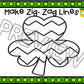 St. Patrick's Day Shamrock Playdough Mats for Preschool, PreK and Kindergarten