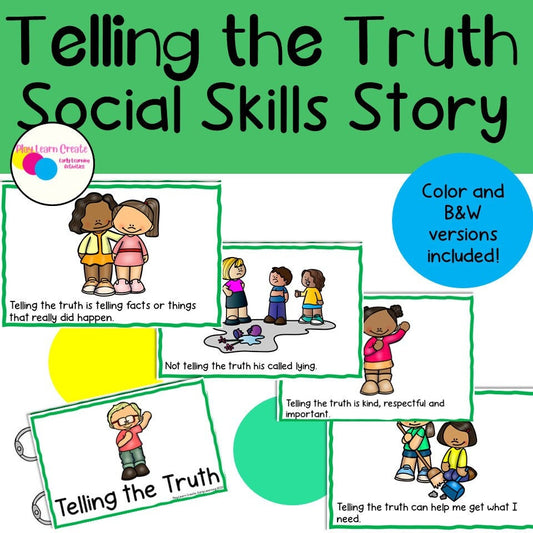 Telling the Truth Social Skills Story,