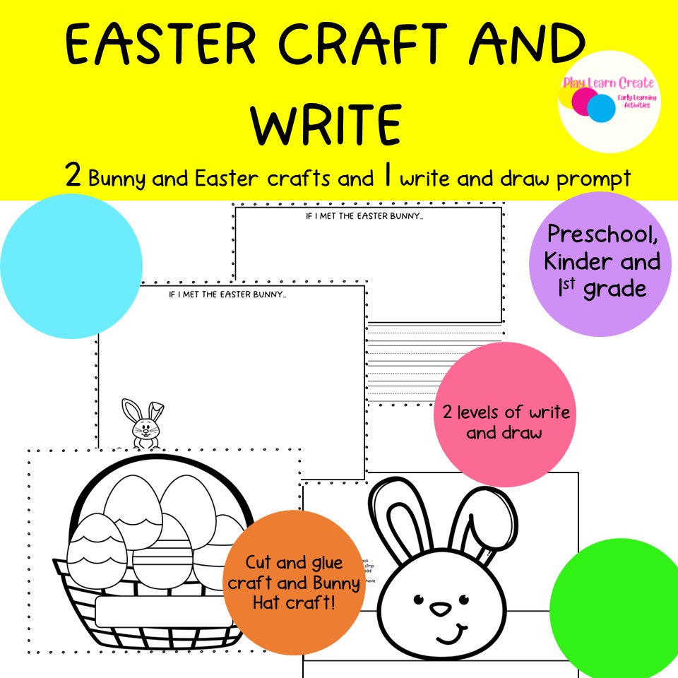 Easter Preschool Activity Bundle for Preschool, PreK and Kindergarten