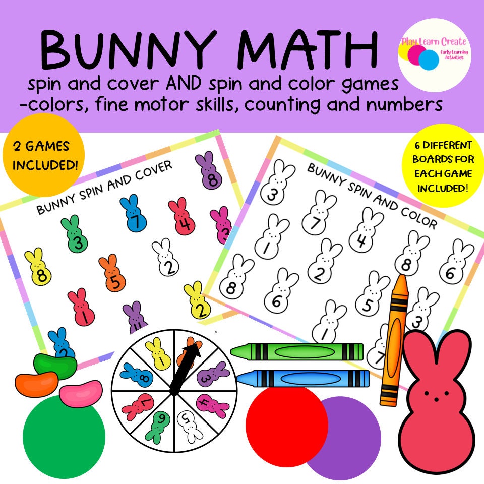 Easter Preschool Activity Bundle for Preschool, PreK and Kindergarten