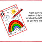 Rainbow Theme Letter Hunt Activity for Preschool, PreK and Kindergarten