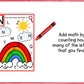 Rainbow Theme Letter Hunt Activity for Preschool, PreK and Kindergarten